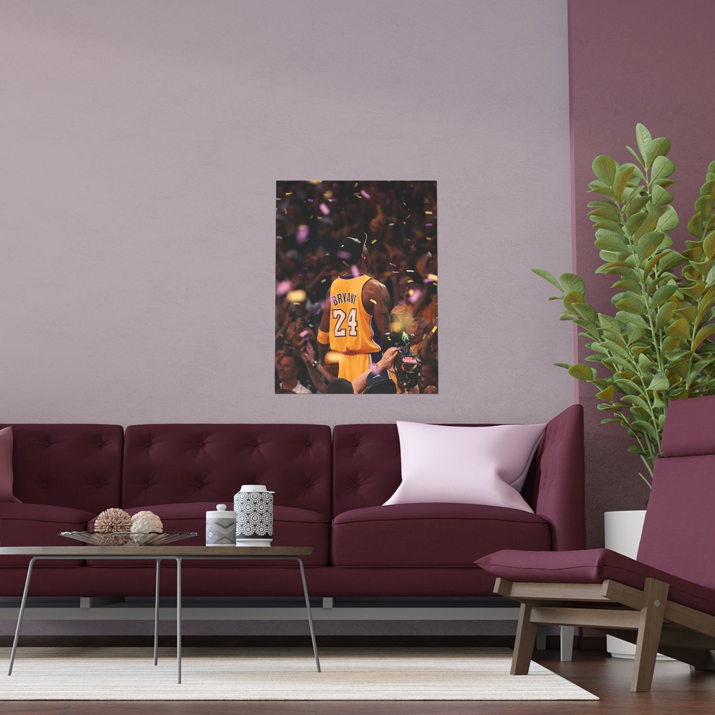 Kobe Bryant Lakers Championship Celebration Poster