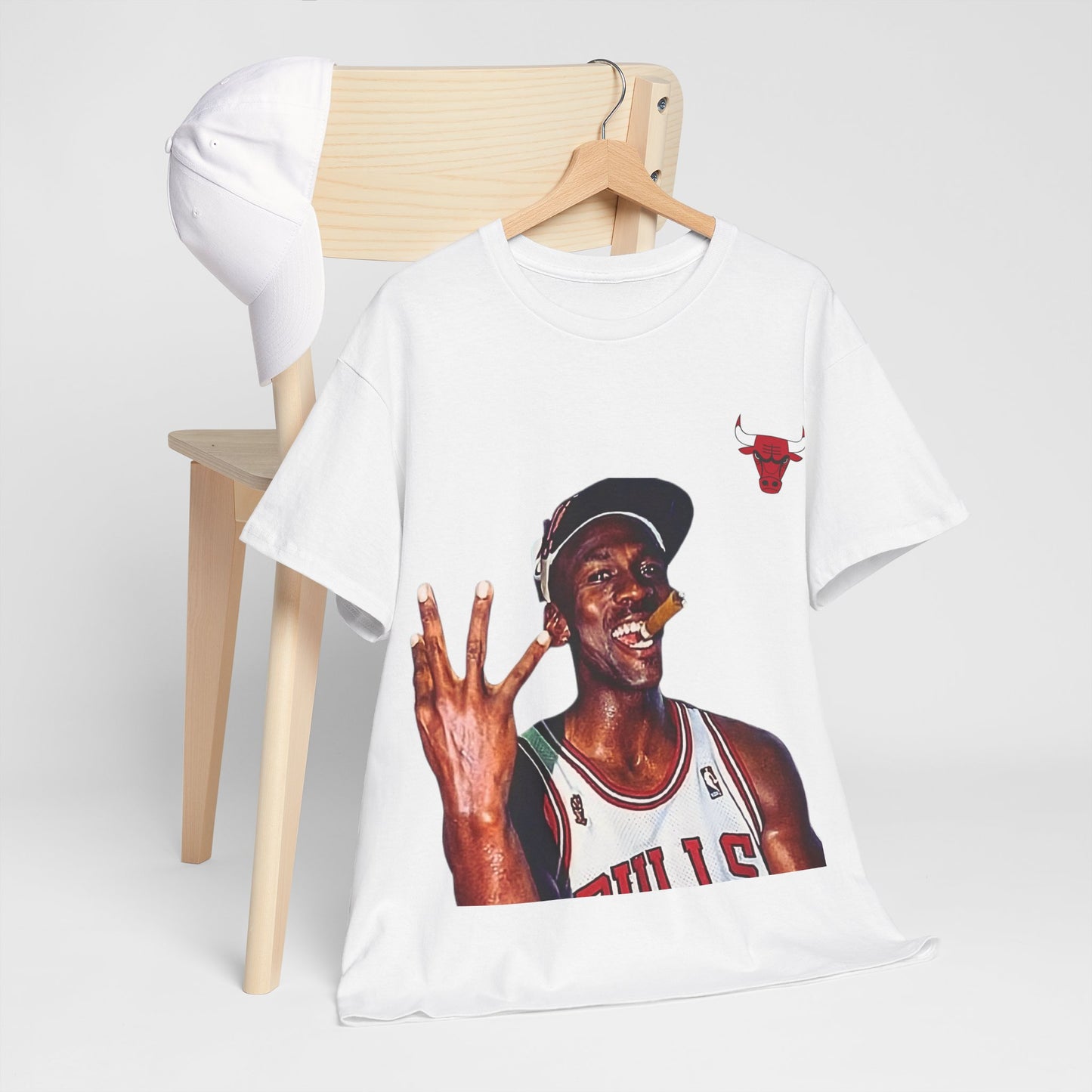 Michael Jordan '4th Championship' Graphic T-Shirt