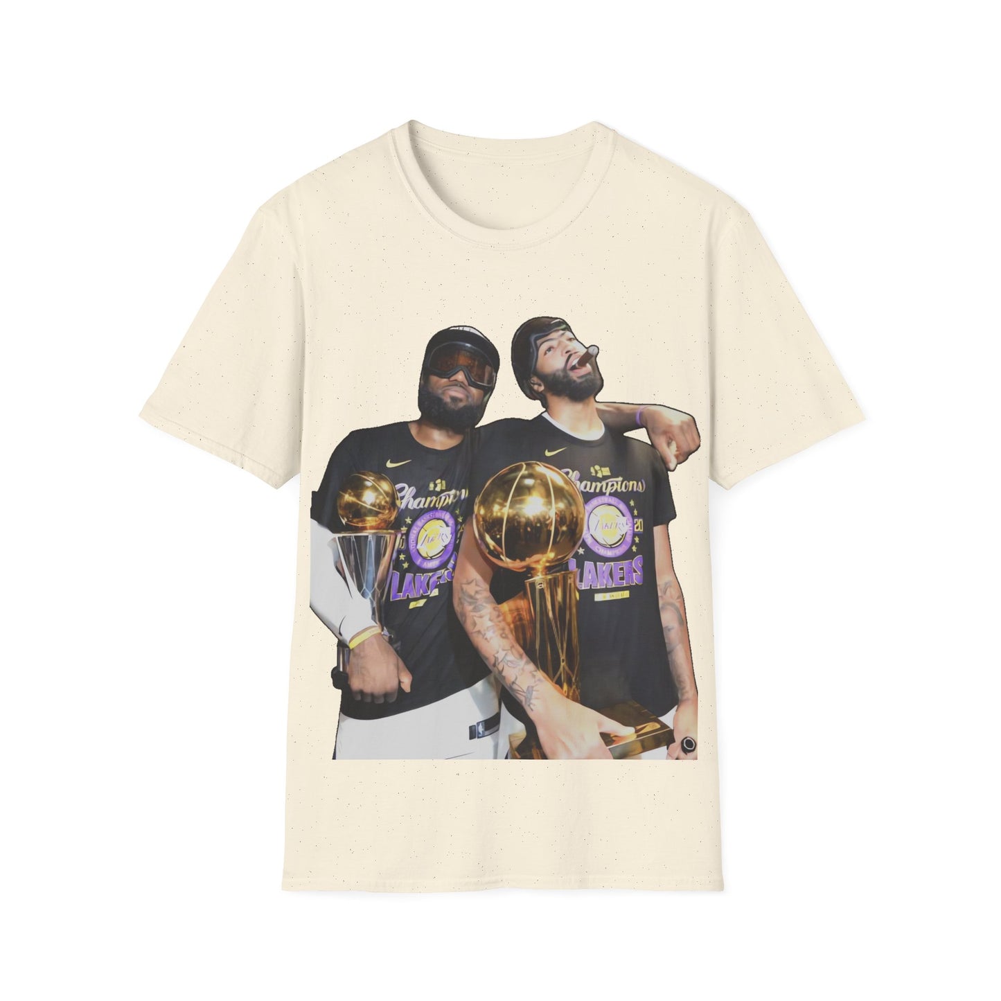 LeBron & AD Lakers Championship Celebration T-Shirt