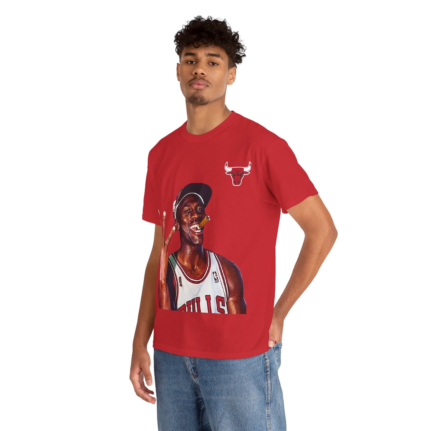 Michael Jordan '4th Championship' Graphic T-Shirt