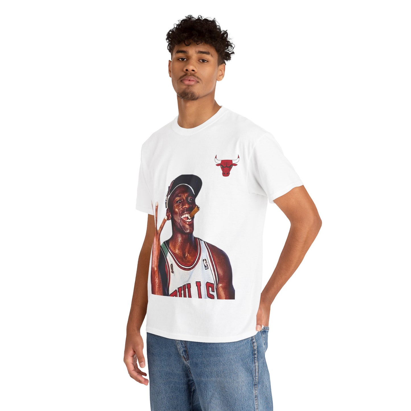 Michael Jordan '4th Championship' Graphic T-Shirt