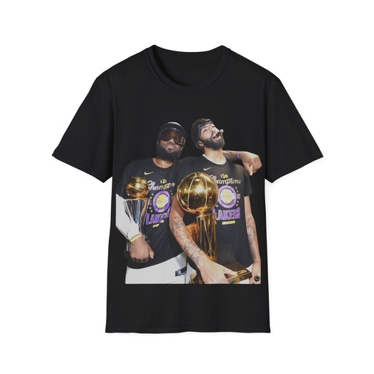 LeBron & AD Lakers Championship Celebration T-Shirt