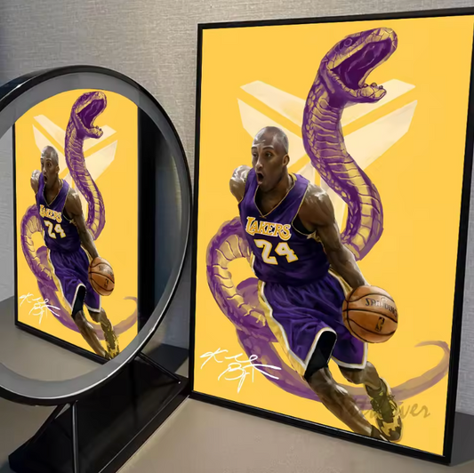 Kobe Bryant 'Black Mamba' Poster Design