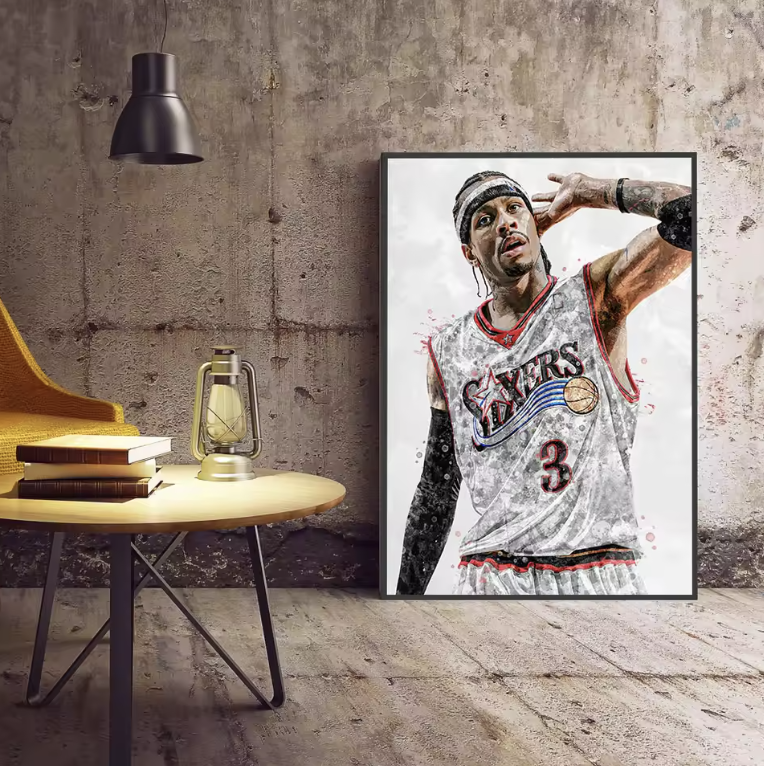 Allen Iverson 'The Answer' 76ers Poster