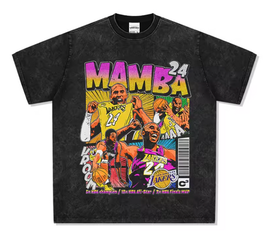 Mamba: Kobe Bryant #24 & #8 Graphic T-Shirt