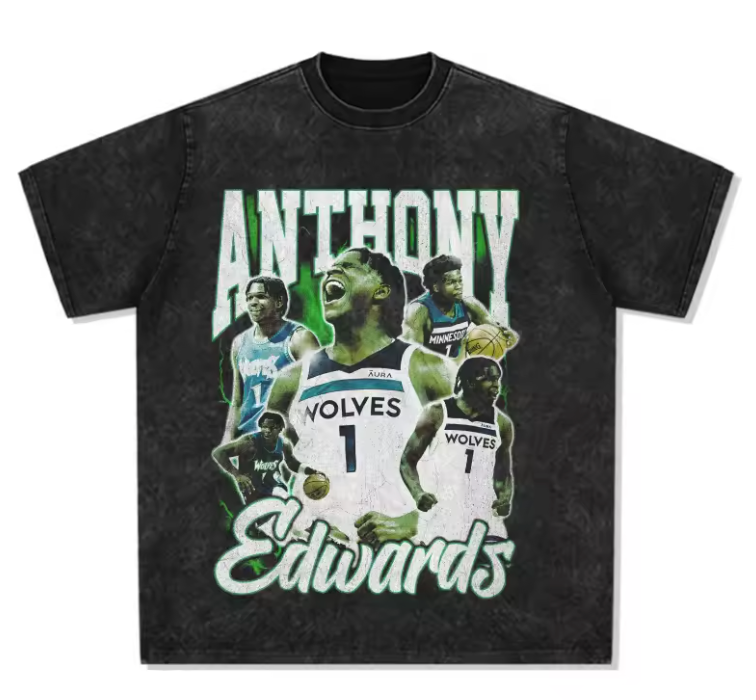 Anthony Edwards: Minnesota Timberwolves Superstar Graphic T-Shirt