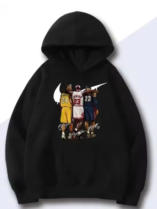 NBA Legends: Kobe, Jordan, and LeBron Child Size Hoodie