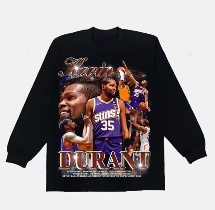 Kevin Durant Phoenix Suns Long Sleeve Hoodie