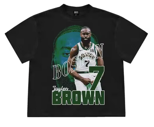 Jaylen Brown Boston Celtics Graphic Tee - #7 Design