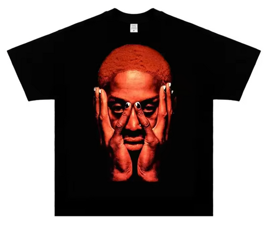 Dennis Rodman Iconic Portrait T-Shirt - Bold Graphic Design