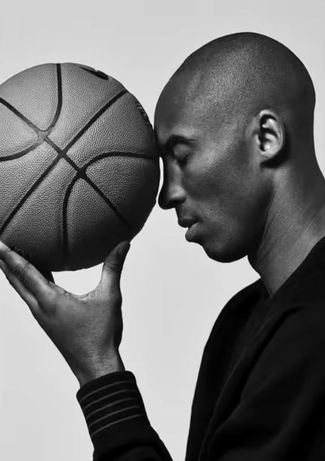 Kobe Bryant Iconic Poster – Black and White