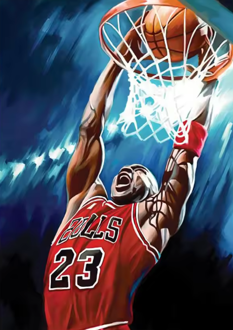 Michael Jordan – The Dunk Master Limited Edition Artwork