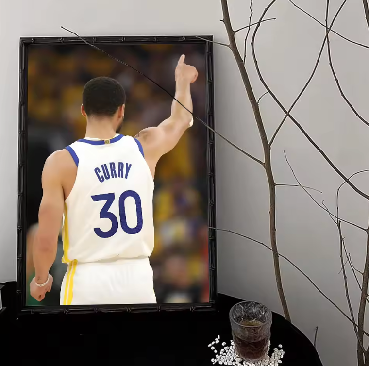 Curry’s Victory Moment: Embrace the Game Poster