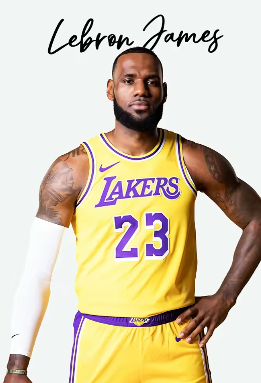 LeBron James: The King of Lakers - Iconic Portrait Poster