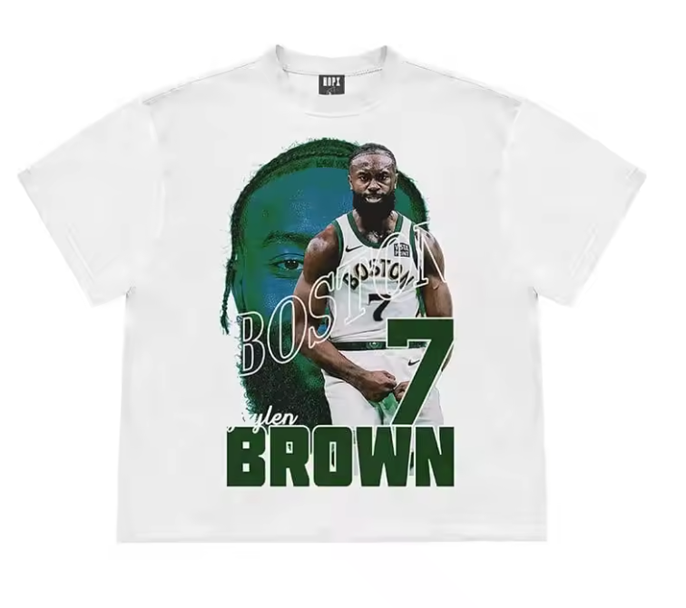 Jaylen Brown Boston Celtics Graphic Tee - #7 Design